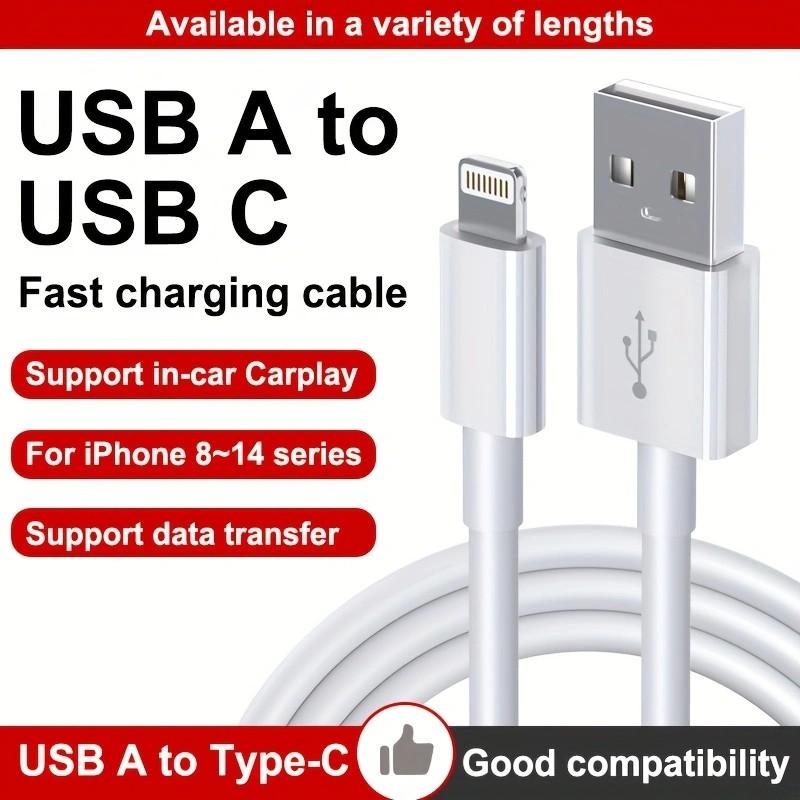iPhone Charging Cable, Long Lightning to USB Cable, Compatible with iPhone 14 Pro Max/14/13 Pro/12 Mini/11/XS/XR/8/7/6s/5/se