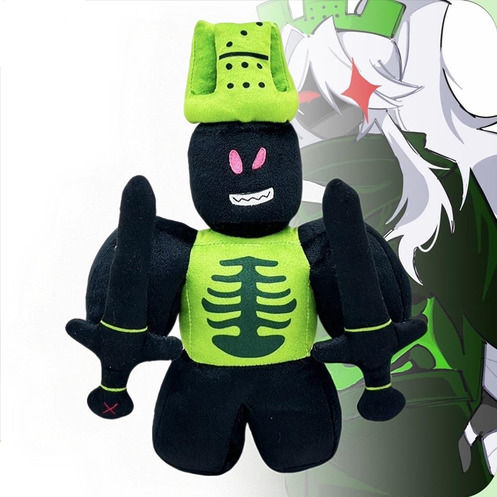 Forsaken Chance 1x1x1x1 Plush Toy Stuffed Animal, Featuring A Dark-Themed Dual-Sword Knight Design, Highly Faithful To The Game Character. A Must-Have For Game Fans, Perfect For Home Decoration, Gifting, Or As A Cushion.