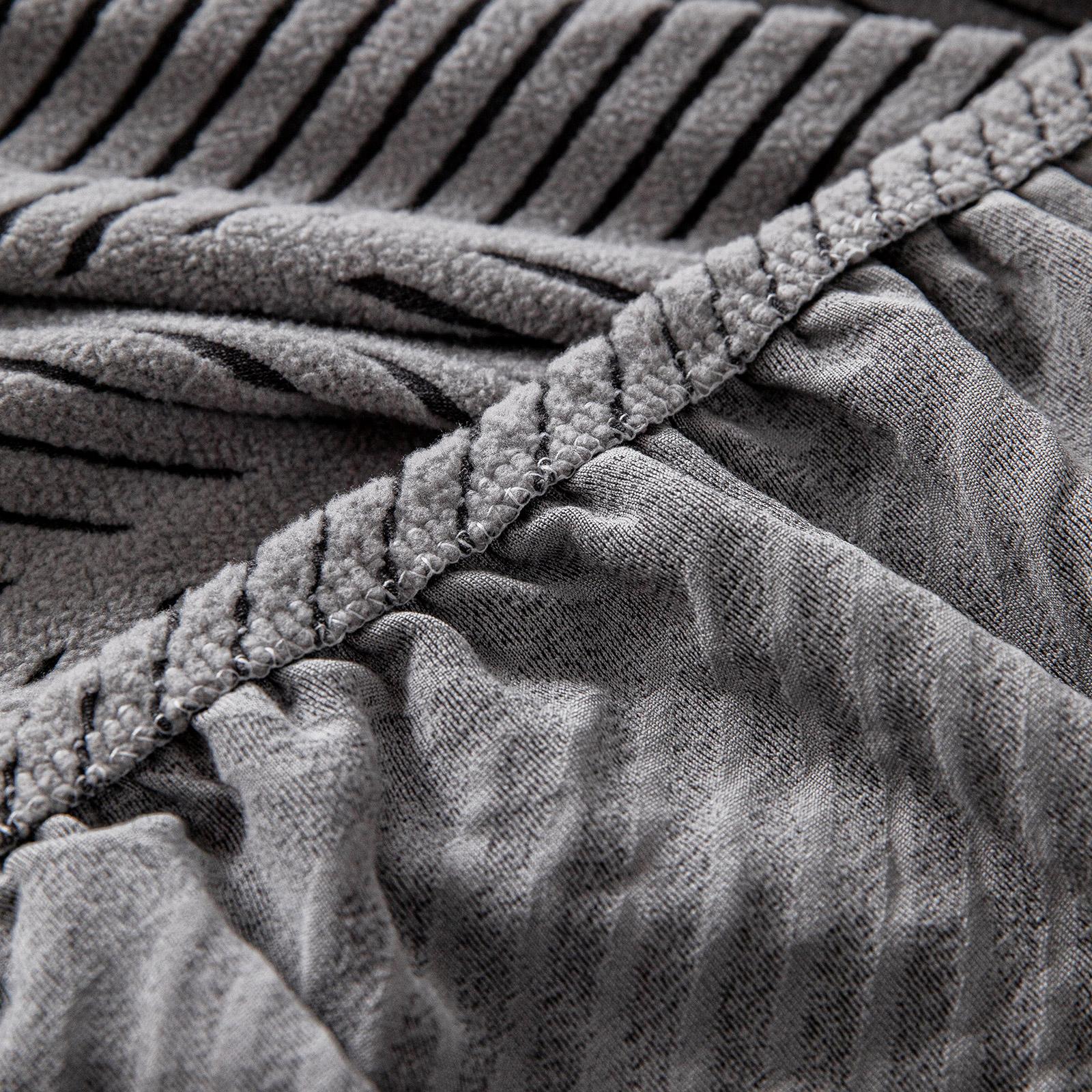 Fishbone Pattern Sofa Cover, 1pc New All-Season Elastic Full Wrap Sofa Protector, Anti-Slip Cat Scratch Resistant Three-Seater Couch Pad, Elastic Sofa Slipcover, Stretch Sofa Cover