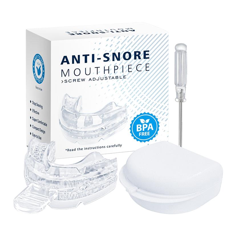 Adjustable Anti-snore Mouthpiece, 1 Box Professional Teeth Mouth Guard, Teeth Grinding Mouth Guard, Night Guard Teeth, Oral Care Tool for Men & Women