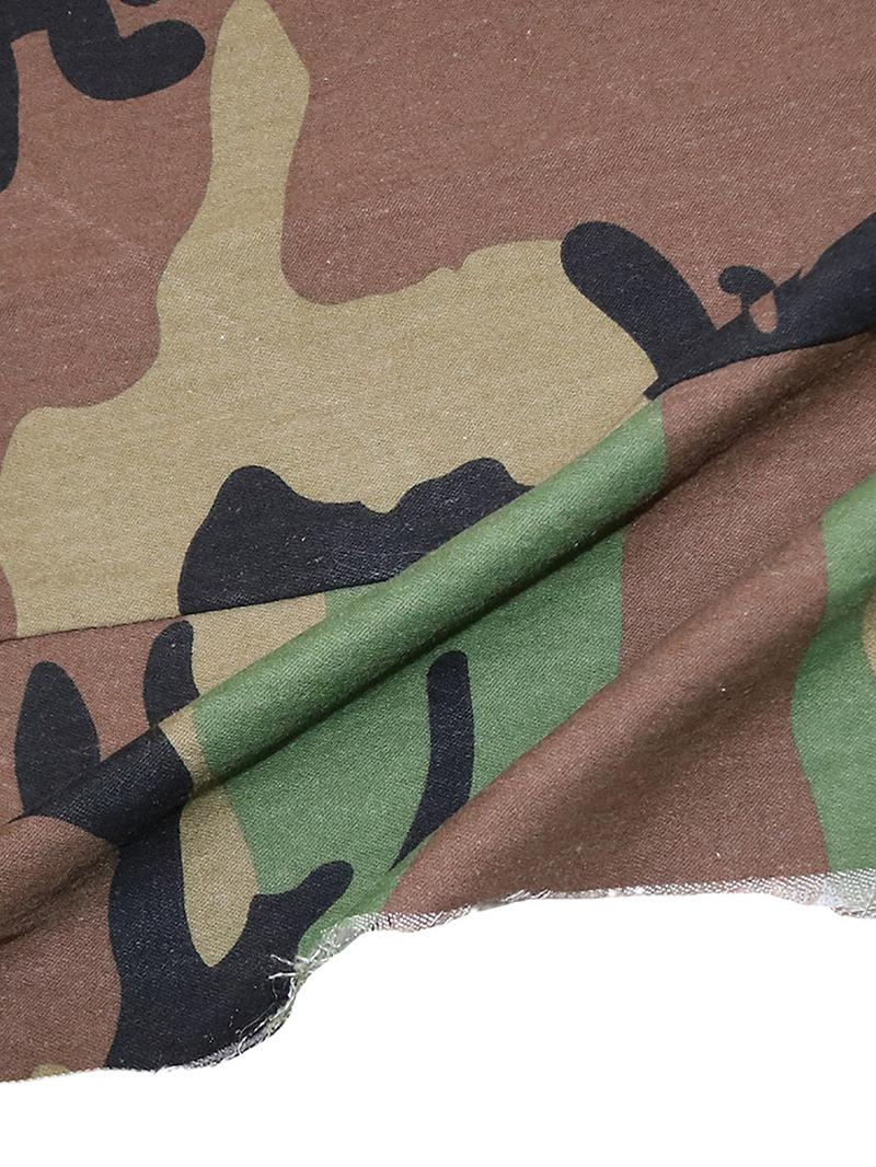 Women's Camo Print Top & Skirt Two-piece Set, Casual Fashion Short Sleeve Top & Long Skirt for Daily Outdoor Wear, Ladies Summer Clothes