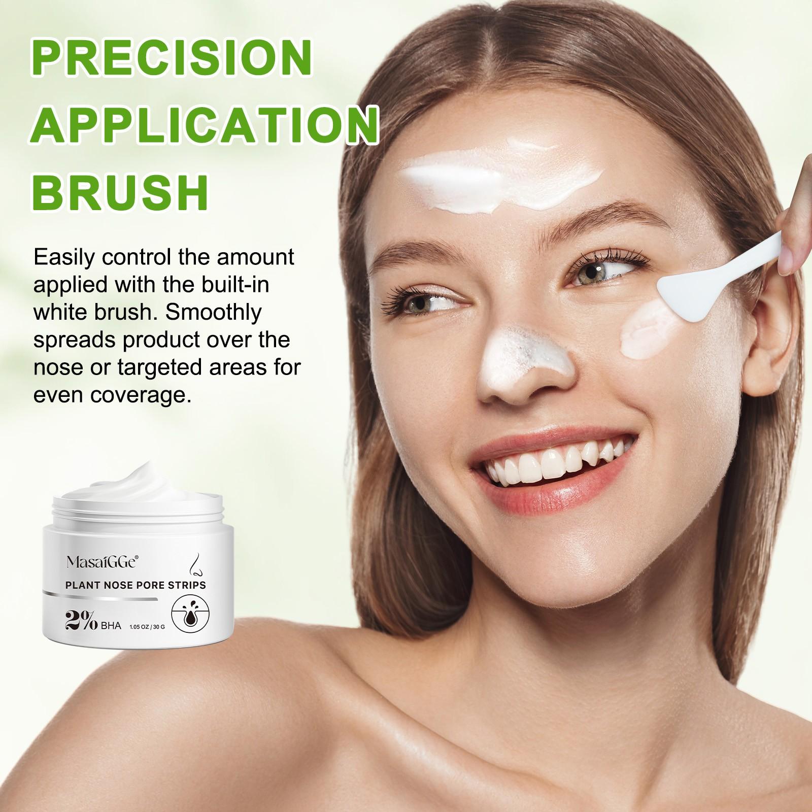 MasaiGGe Plant Nose Pore Strips,Nasal skin cleansing mask, deeply cleanses the skin, making the nose look cleaner. Suitable for all skin types.