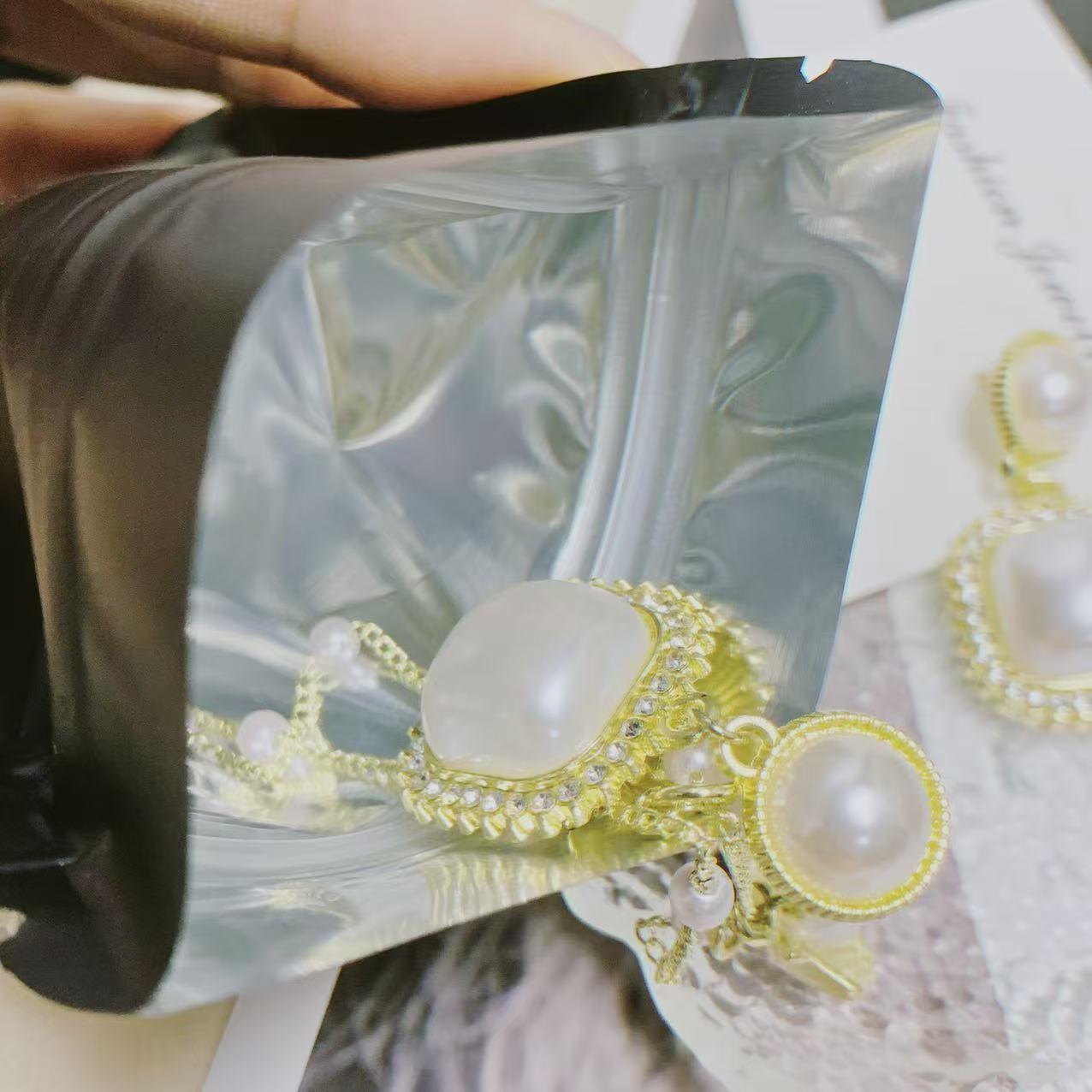 100-Pack Reusable Sealed Zipper Bags, Jewelry Sample Blind Bags, Small Business Packaging, Smell-Proof, 3x4 Inch, Clear Window, Resealable Zipper Bags