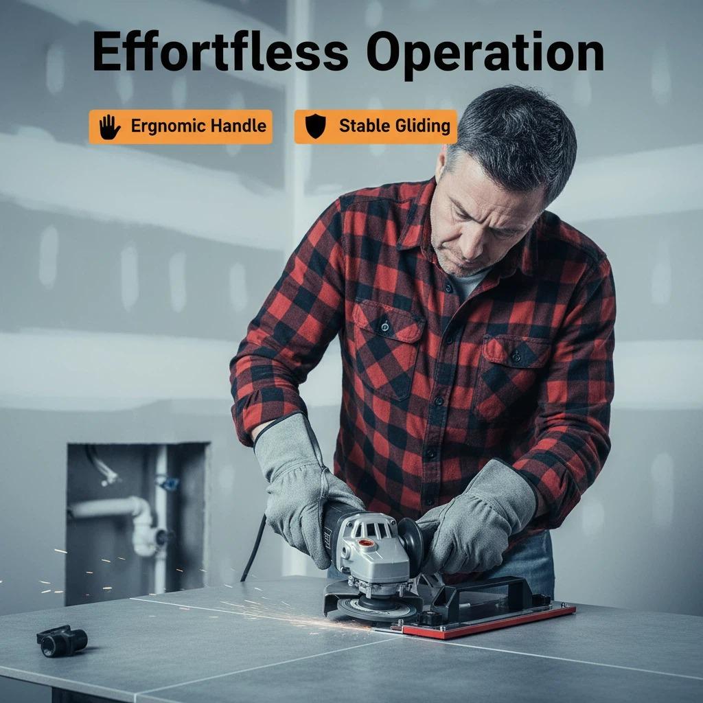 Portable 45-Degree Cutting Tool | Durable Structure with Dust Extraction System, Ideal for Indoor and Outdoor Use, No Electricity Needed, Includes Hose, Perfect Gift for Enthusiasts and Construction Workers