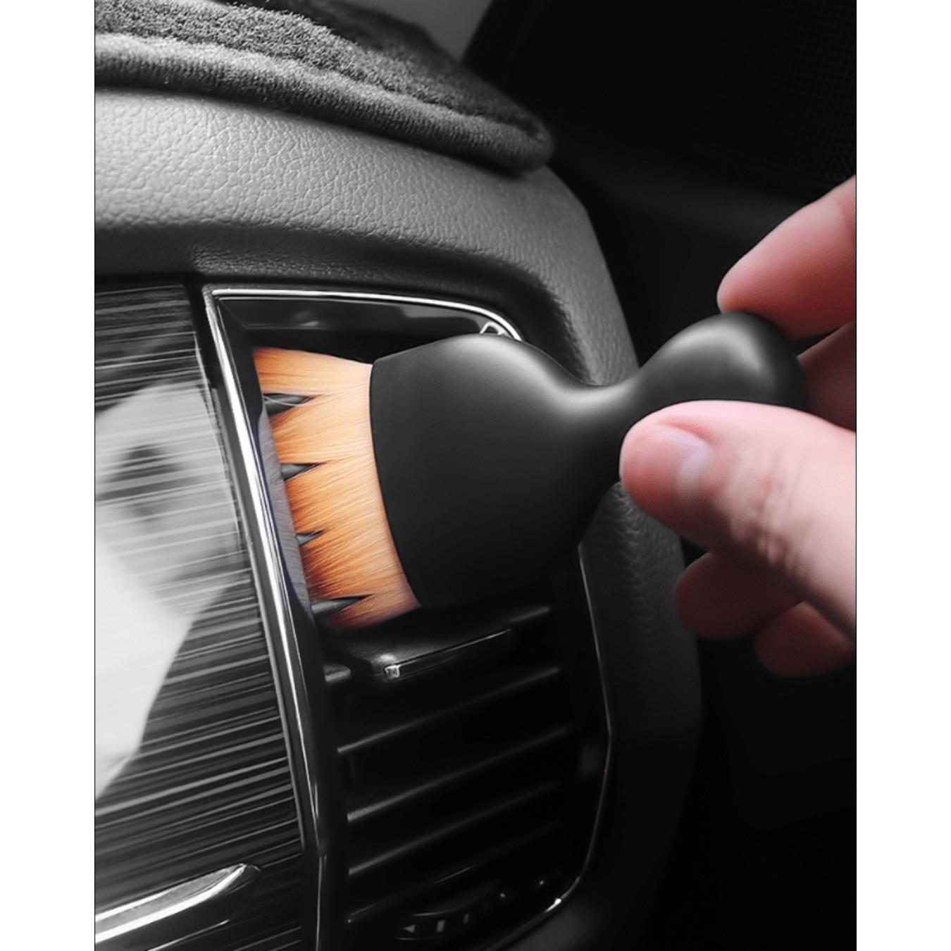 Car air conditioner air outlet cleaning brush gap cleaning soft hair dust removal tool
