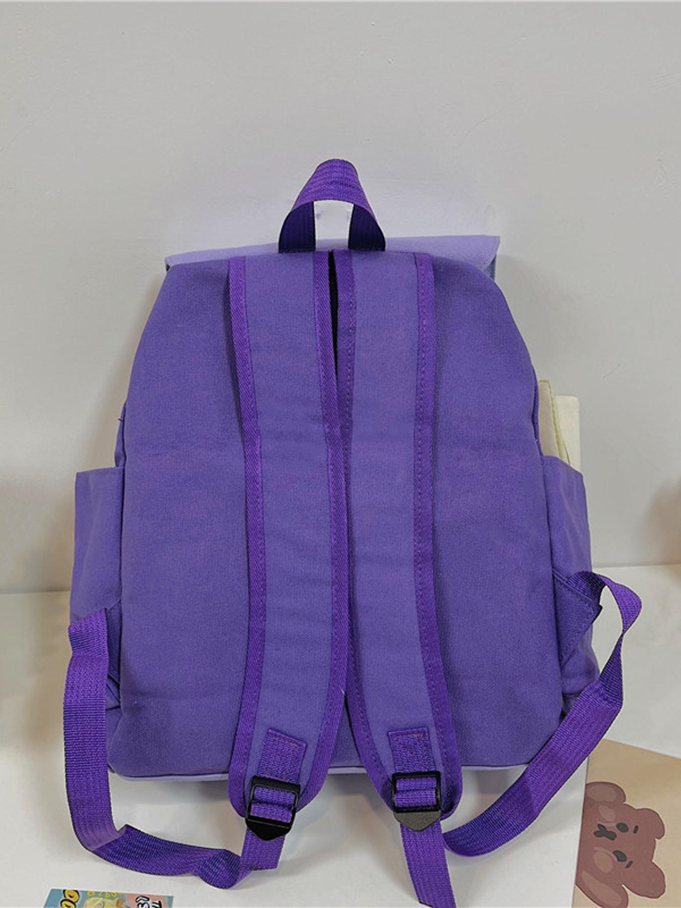 Cute Cartoon Pattern Backpack, Large Capacity Student School Bag, Fashionable Backpack for Girls, Casual Versatile Backpack for Daily Use