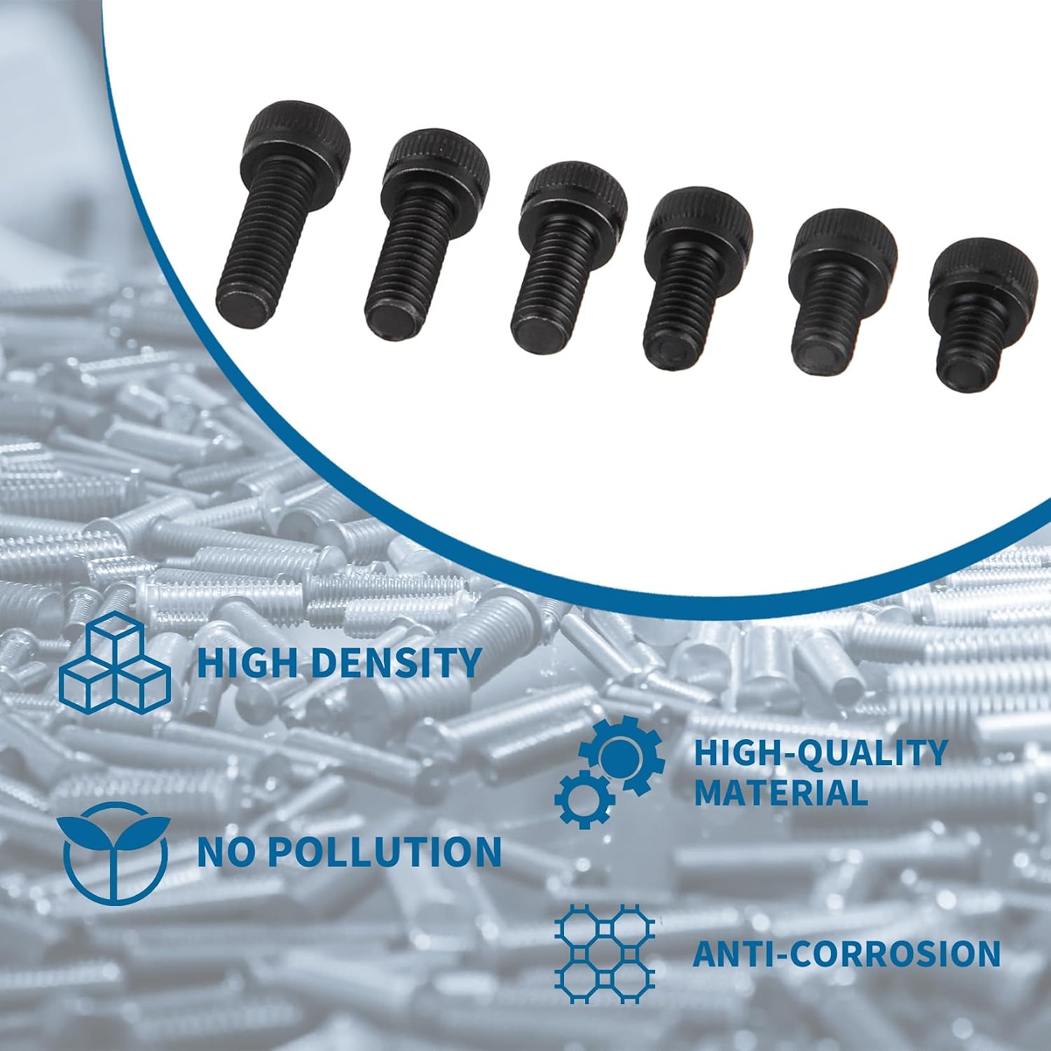 540 count M3 Screws  and Nuts  Kit, Small Hex Socket  Cap Screws  Nuts and , M3 Metric Screw  Set with Washers