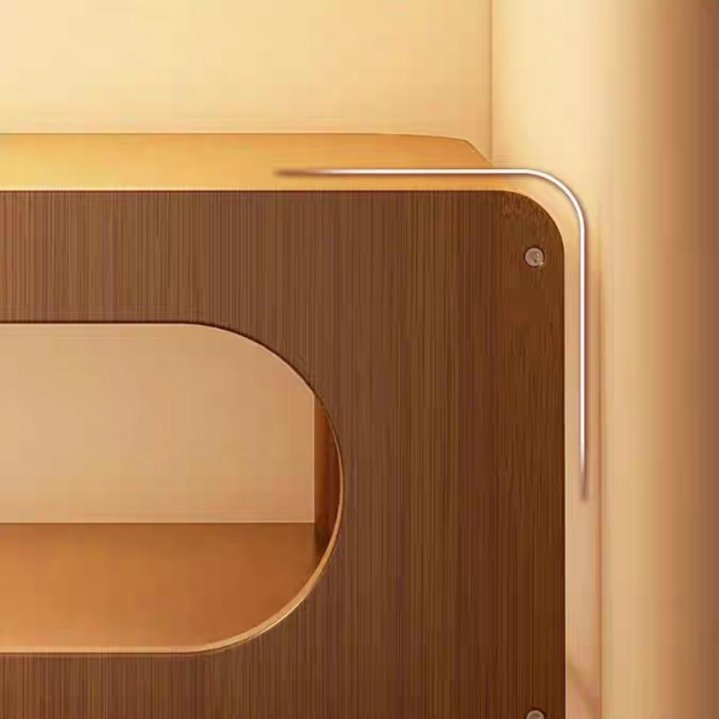 Wooden Corner Storage Rack, Space-Saving Desk Organizer, Multi-Layer Shelf for Cups, Decorations, Plants, Cosmetics, Office Use