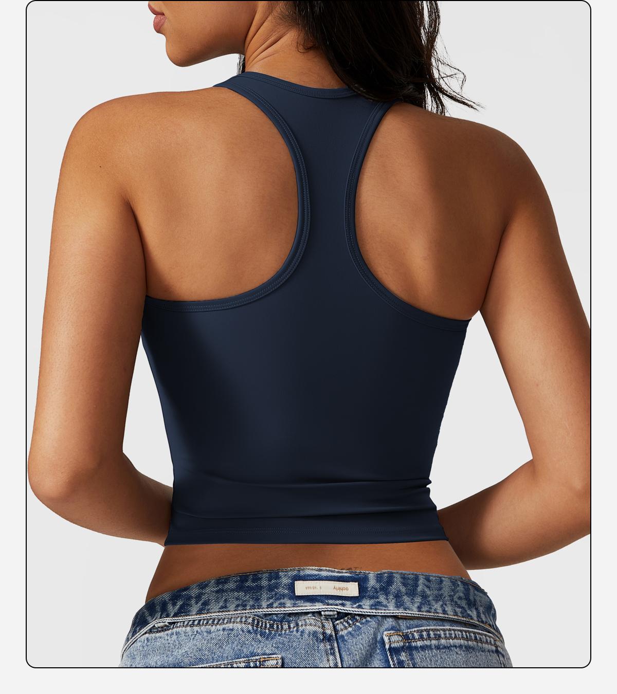 MFVIM Women's Sports Tops Casual Work Vest Basic Tank Top 2025 Summer Camisole Tank Slim Sleeveless Top Skinny Womenswear Sakura Pink Workout Activewear Gymclothes workout tops gym shirts sporty