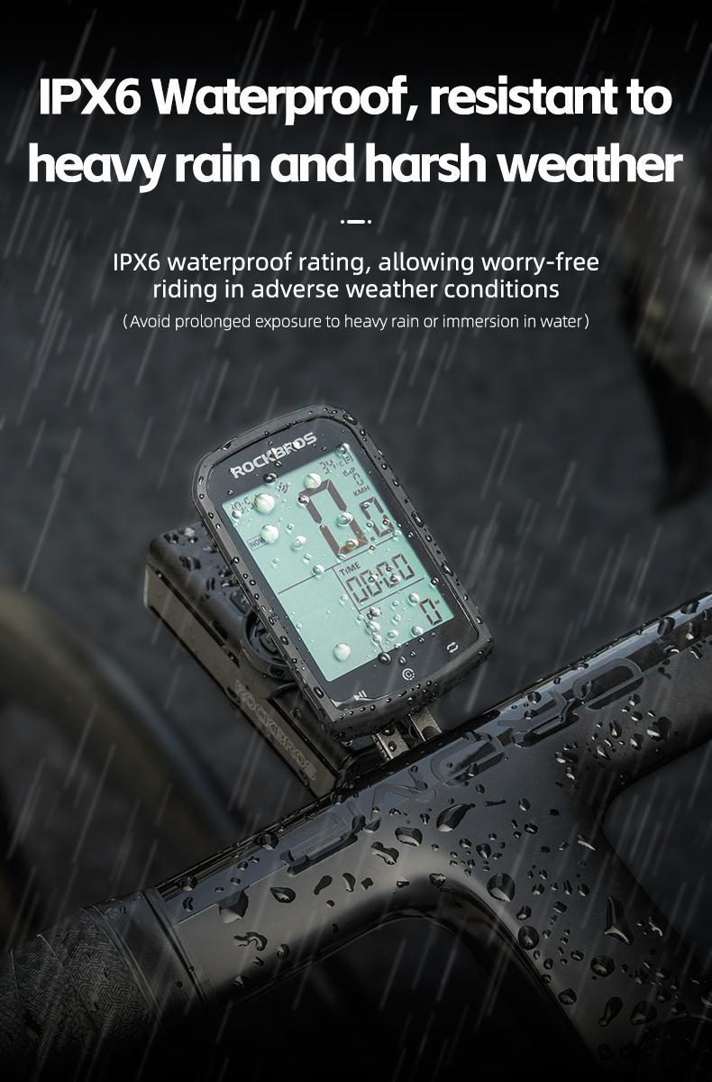 ROCKBROS Bike Computer Wireless Cycling Computers ANT+ Bluetooth Bicycle Computer Mini Speedometer Odometer Waterproof 2.9inch LCD Screen GPS/BDS/Galileo Position System ROCKBROS Bike Computer Wireless Cycling Computers ANT+ Bluetooth Bicycle Computer Mini Speedometer Odometer Waterproof 2.9inch LCD Screen GPS/BDS/Galileo Position System