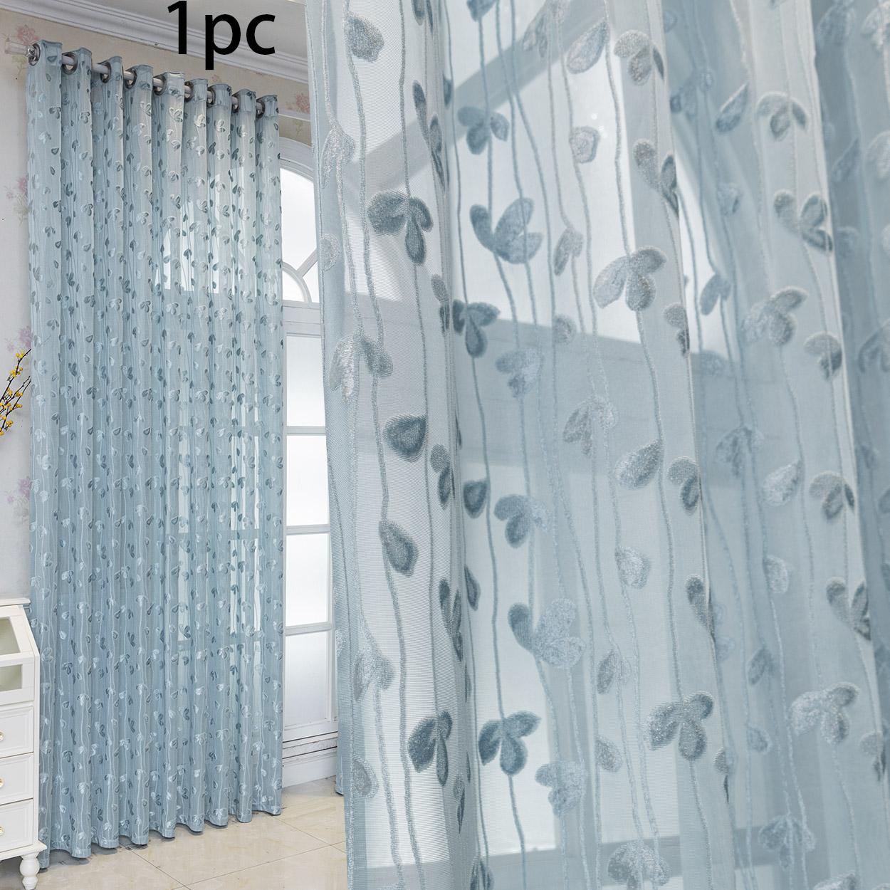 Geometric Pattern Curtain, 1 Panel Modern Simple Window Curtain, Home Decorative Curtain for Living Room, Balcony, Bedroom, Restaurant, Home Decoration Curtain