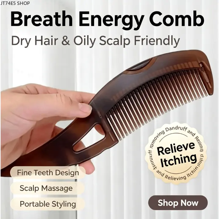Hollow Scalp Massage Comb, Daily Scalp Care Hair Comb for Gentle Scalp Cleaning
