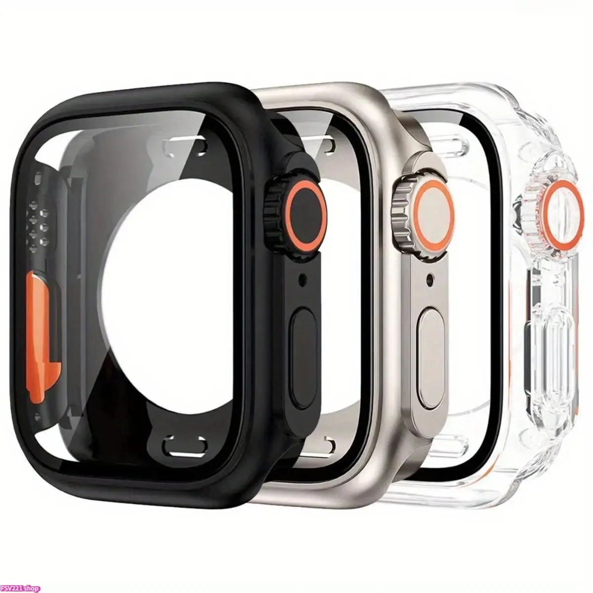 3-Pack Premium Full Coverage Multi-Size Smartwatch Accessories Protective Shield - Shockproof, Anti-Scratch, HD Cover for Wearable Series 4/5/6/7/8/9/10/11 SE2 (40/41/42/44/45/46mm) | Accessories for Women, Everyday Wear | No Watch Included