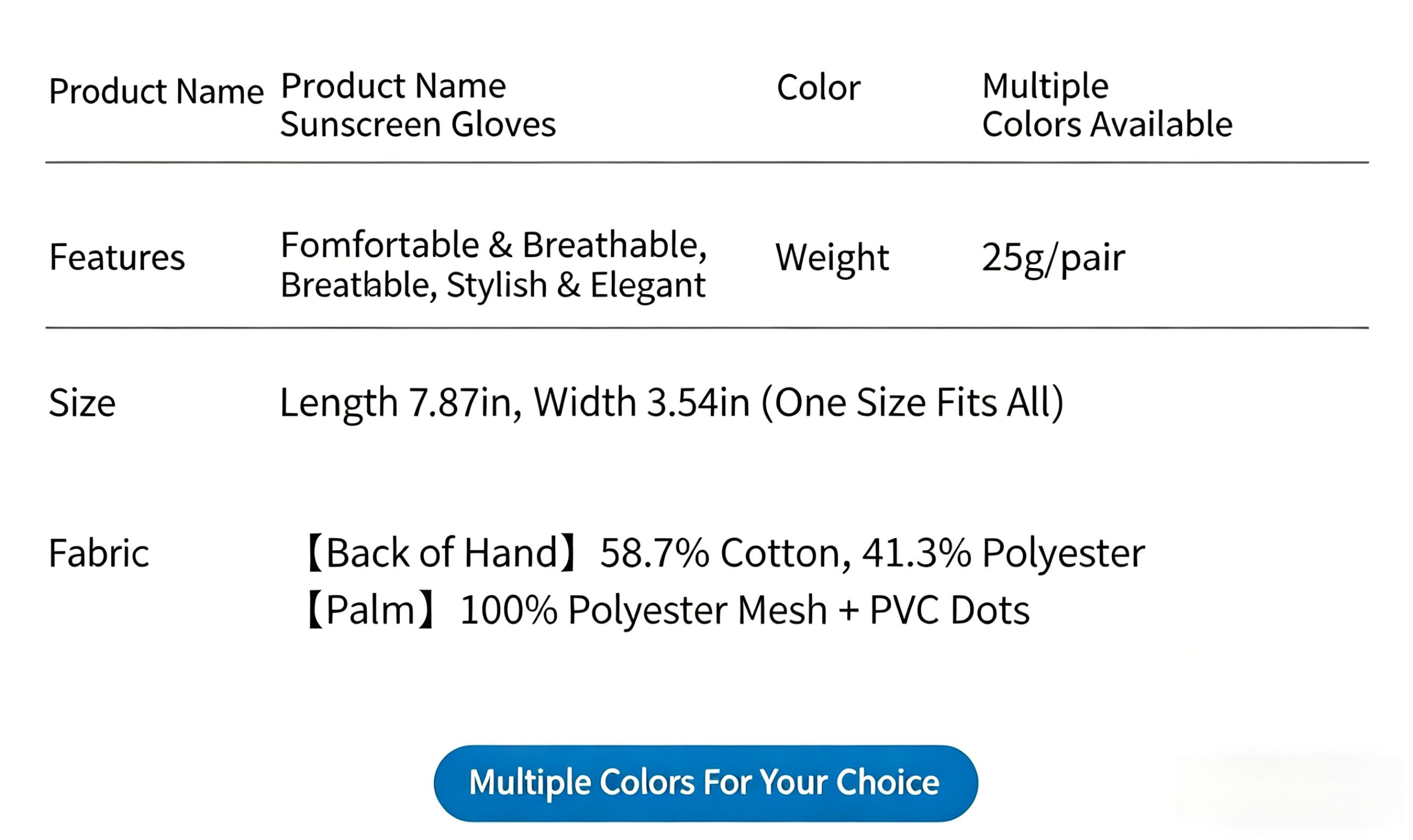 Touchscreen Compatible Fingerless Sun Gloves for Women UV Protection for Driving Outdoor Sports