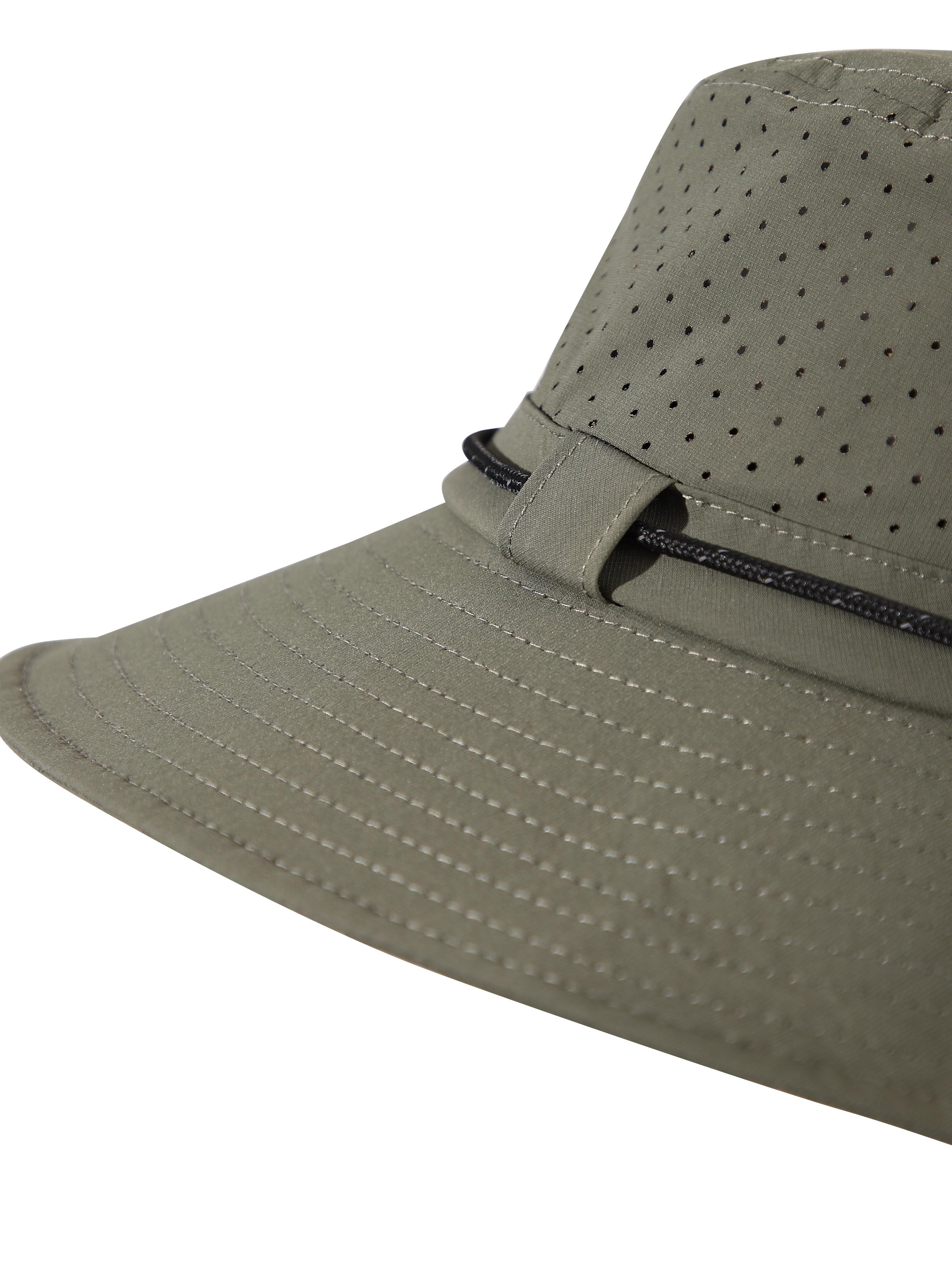 1 Pack Universal Solid Color 100% Polyester Bucket Hat For Men Women Camping Hiking Travel Spring Summer UPF 50+ Foldable Sun Hat