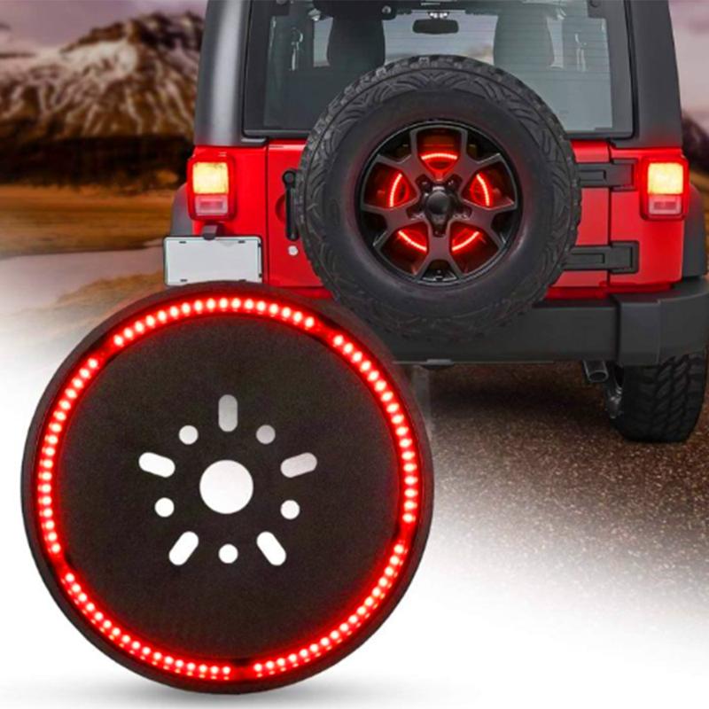 Tire Spare Brake Light Tail Light Fit Jeep Wrangler 86-2021 LED 3rd Lamp