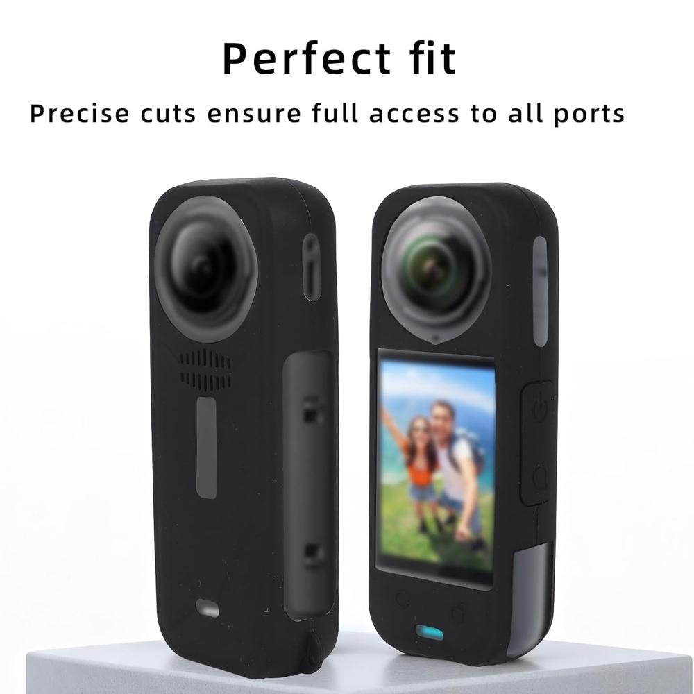 1 Set Silicone Protective Case (Body Case+ Lens Case) SetInsta 360 X4/x5, Durable Fashion Anti-Drop Scratch-Resistant, Stylish Phone Cover for Enhanced Protection