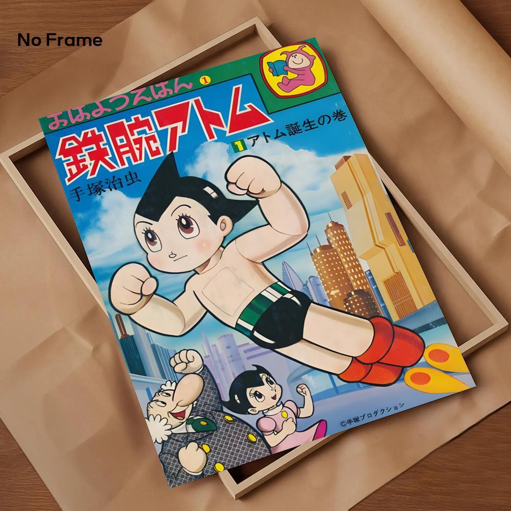 Anime A-Astro Boys Poster HD Waterproof Art Poster for Home, Bar & Café Decor | Fade-Resistant, Non-Sticky, Vibrant DIY Wall Print Perfect Decorative Poster for Office & Living Room