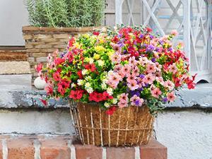 Artificial Flowers for Outdoors, 12 Bundles Fake Outdoor Flowers Faux Plants, UV Resistant Artificial Plants & Flowers for Decoration, Outdoor Fake Flowers for Porch Garden Decor