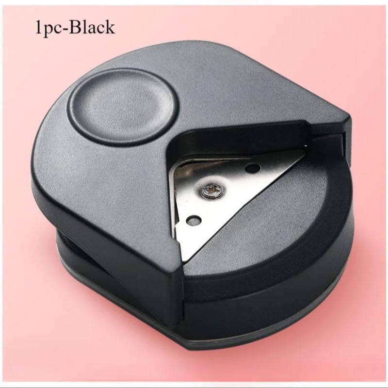 Round Cutting Machine Button Maker, Corner Rounder Punch Portable Paper Cutter, Photo Cutting Tool, Essential Office Supply