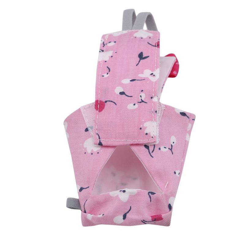 Parrot Diaper with Bowtie Cute Colorful Fruit Floral Cockatiel Pigeons Small Medium Large Pet Birds Flight Suit Clothes Washable