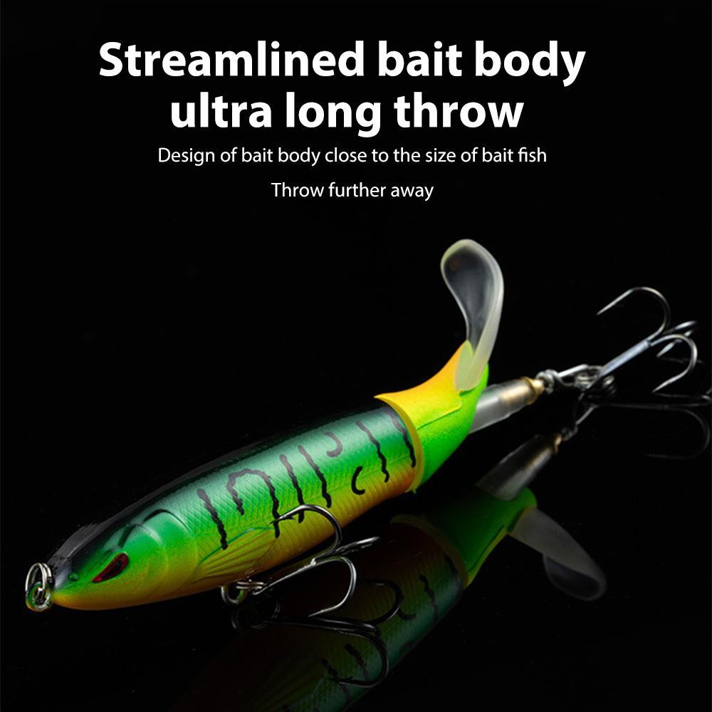 5/10Pcs 10cm 13.5g Whopper Plopper Lure,  Simulation Swimbait with Sharp Hooks,fishing bait lures girl Realistic Artificial Hard Fishing Bait, High Fish Attracting Design, Durable Outdoor Fishing Accessory for Freshwater and Saltwater Anglin
