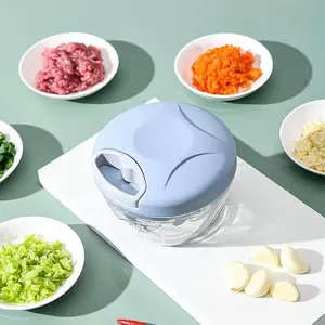 Manual Food Chopper, Chicken Chopper, Vegetable Meat Fruit Nut Grinder, Kitchen Food Processor, Battery-Free, Efficient Cooking Tool