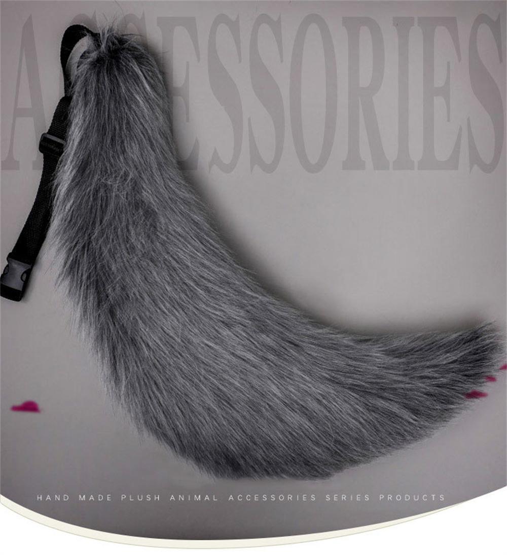 Anime COS Cat Fox Tails Plush Cosplay Costumes Big Tails Dog Furry Tail Role Play Party Performance Props Fursuit Tail for Women