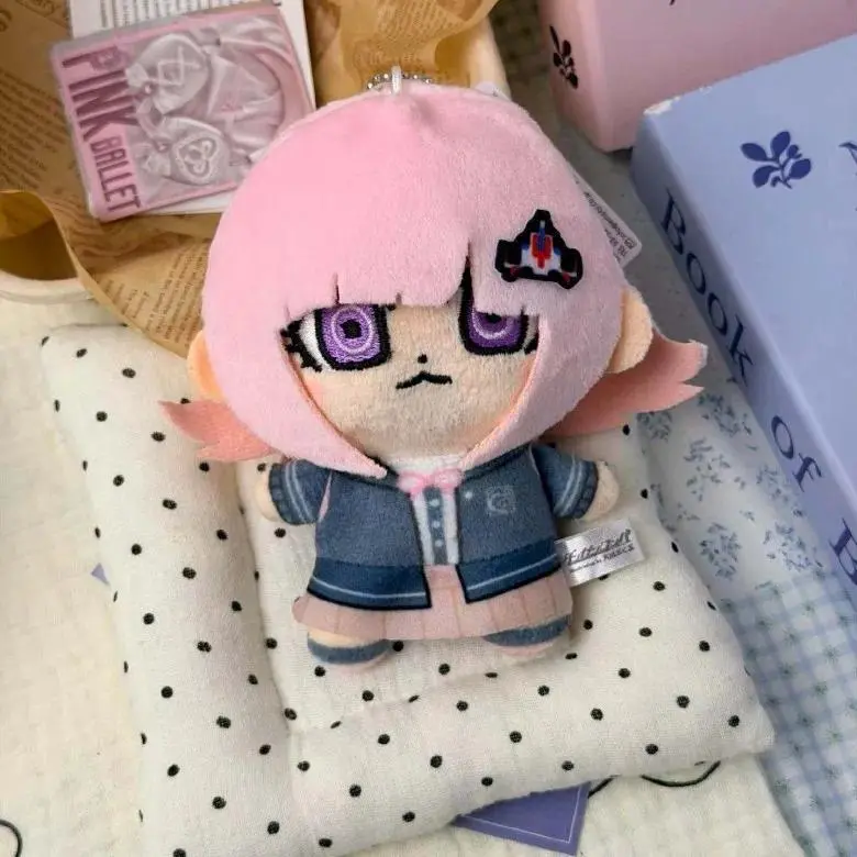 Anime NEW Danganronpa Plush Doll Naegi Makoto Saihara Shuichi Hinata Hajime Oma Kokichi 10cm Plushies toy Keychain Pendant gift