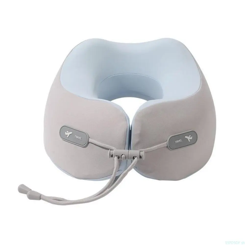 Ergonomic U-Shaped Neck Pillow, Orthopedic Memory Foam with Cooling Cover for Travel Rest and Cervical Support, Neck Support Pillow