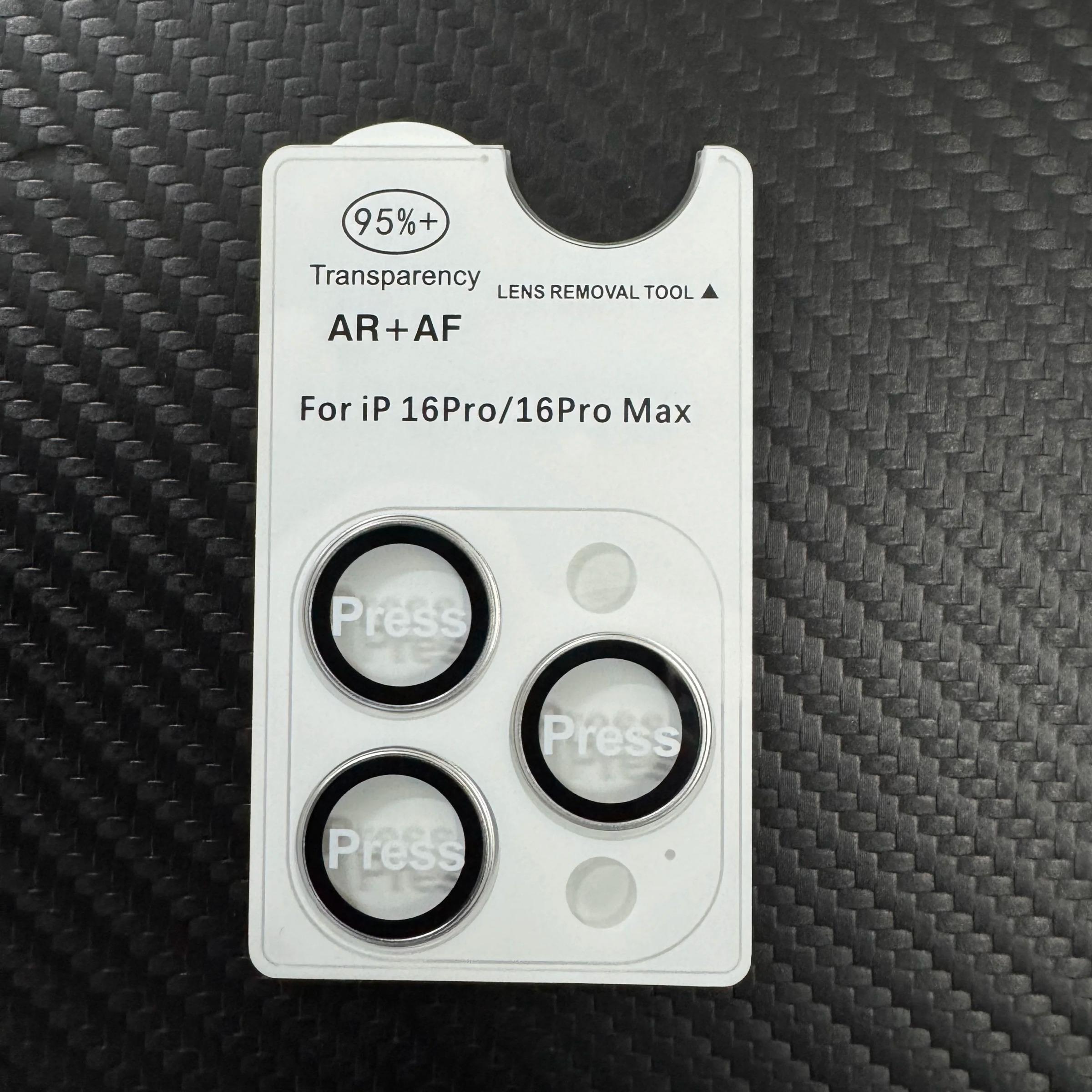 Eagle Eye Mobile Phone Lens Ring for Apple iPhone Air/17/16/15/14/13 Series, Full Coverage Camera Protection, Metal Lens Circle + 9h Tempered Glass Film