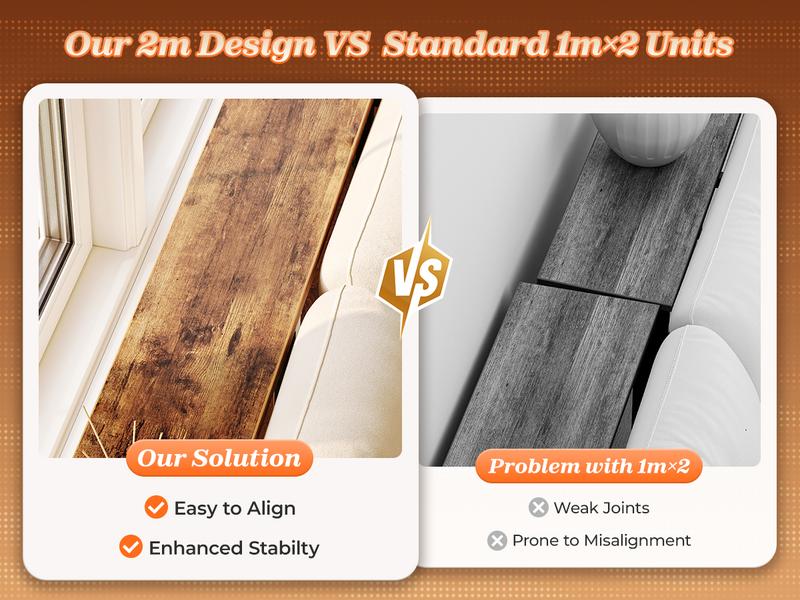 SUPERJARE 102 Inch Sofa Table with 2 Power Outlets and USB-C Ports, 5.9 Inch Narrow Console Table with Storage, Extra-Long, for Couch，Behind Sofa or Bed