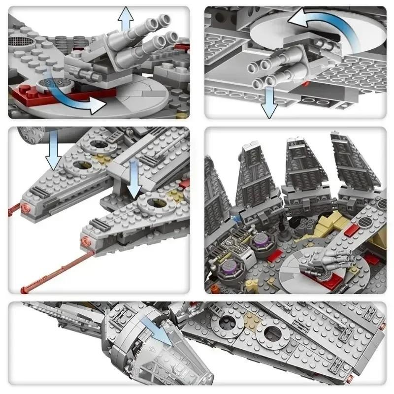 1381pcs Advanced Space Ship Building Kit, Collectible Building Set, Creative DIY Stem Toy, Educational Model Set, Birthday Gift for Boys and Adults, Spaceship Model Kit