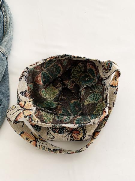 Women's Fashionable Butterfly Pattern Shoulder Bag, Shoulder Commuter Bag, Casual Versatile Handbag for Daily Used, Trendy All-match Bag for Commute, Work, Travel