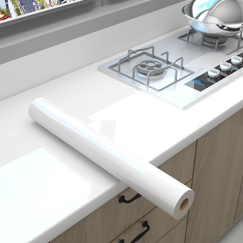 Marble Pattern Self-adhesive Sticker, 1pc Waterproof Decorative Paper for Countertop Furniture Table, Decorative Wallpaper for Living Room Kitchen Bathroom Home Interior Decor, Interior, Design, Modern, Room Decor pegatinas decorativas