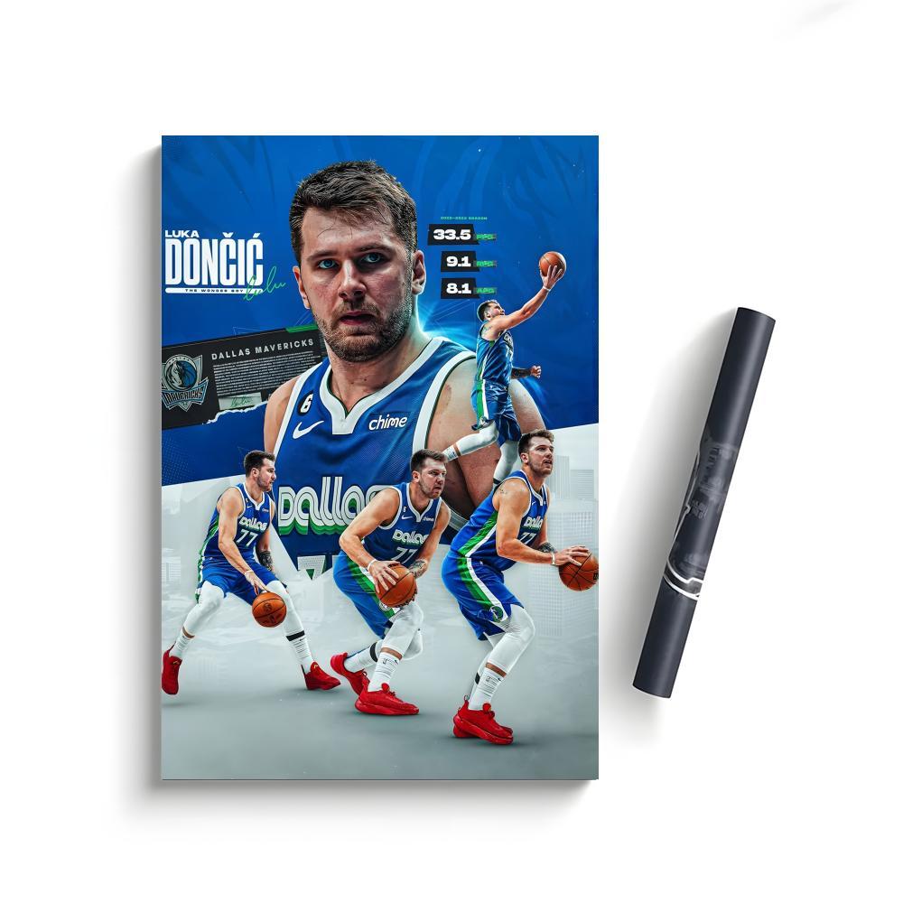 Luka Doncic Poster Bedroom Home Decor Art Poster Perfect Gift for Family and Friends