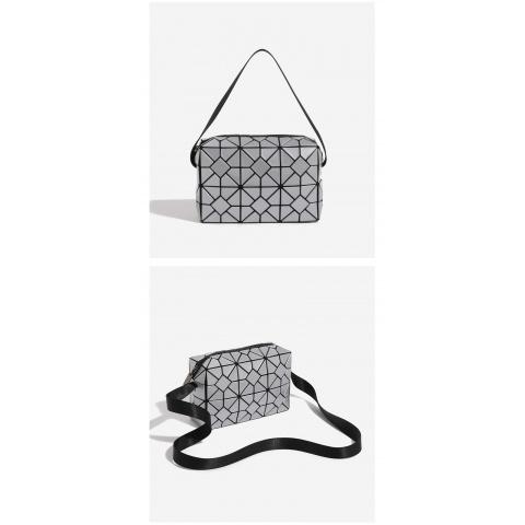 New Summer Autumn Trendy Unique Design Geometric Rhombus Cupid Small Square Bag, Versatile Single Shoulder Crossbody Underarm Bag