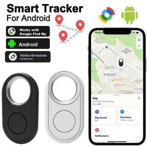Android Smart Bluetooth-compatible Tracker Device, Smart Tracking Tag, Intelligent Google Location Tracker, Supports Google Find HUB APP, Key Wallet Luggage Finder