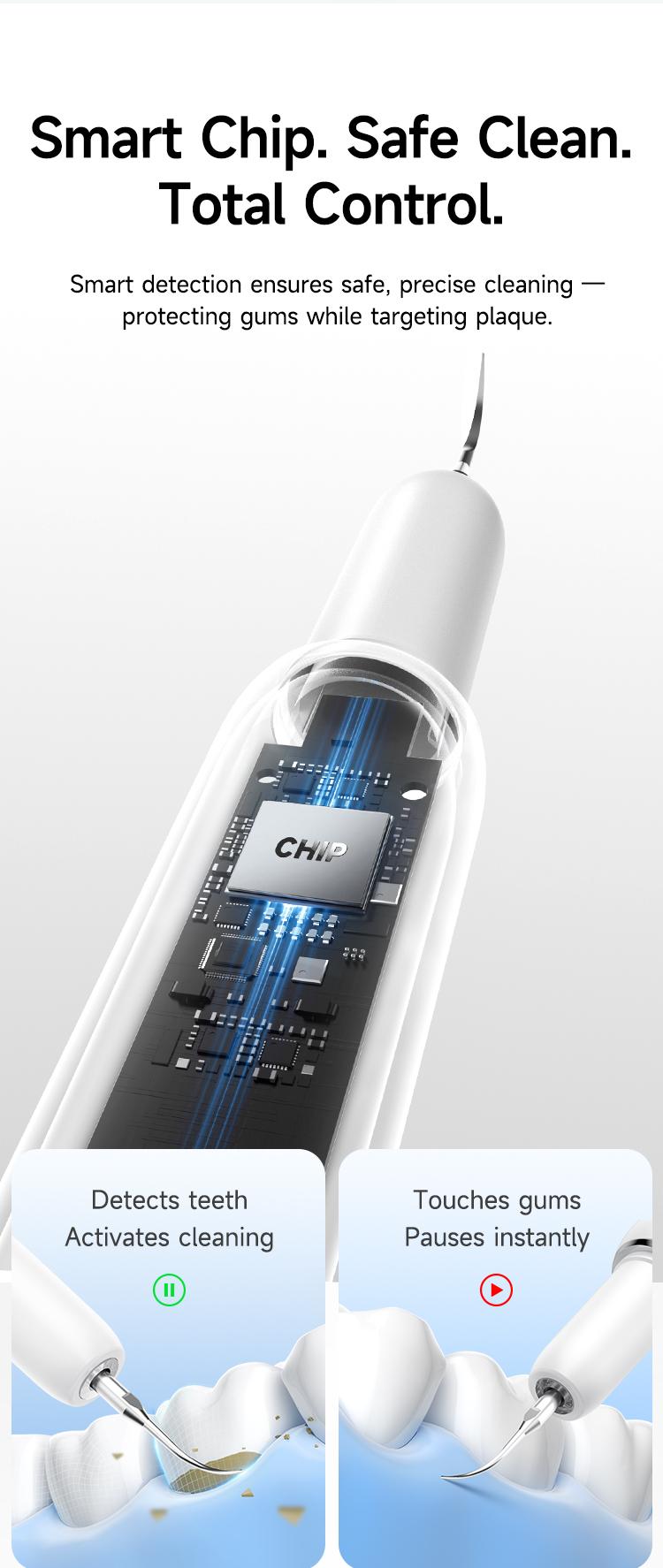 MDLIKE Plaque/Tartar Remover for Teeth, Dental Calculus Remover Teeth Cleaning Kit with LED Light & 5 Adjustable Modes Tartar Remover-Cleansing Mouth Care Father's Day Gift Long Battery Life Waterproof Oral MDLIKE Plaque/Tartar Remover for Teeth, Dental Calculus Remover Teeth Cleaning Kit with LED Light & 5 Adjustable Modes Tartar Remover-Cleansing Mouth Care Father's Day Gift Long Battery Life Waterproof Oral