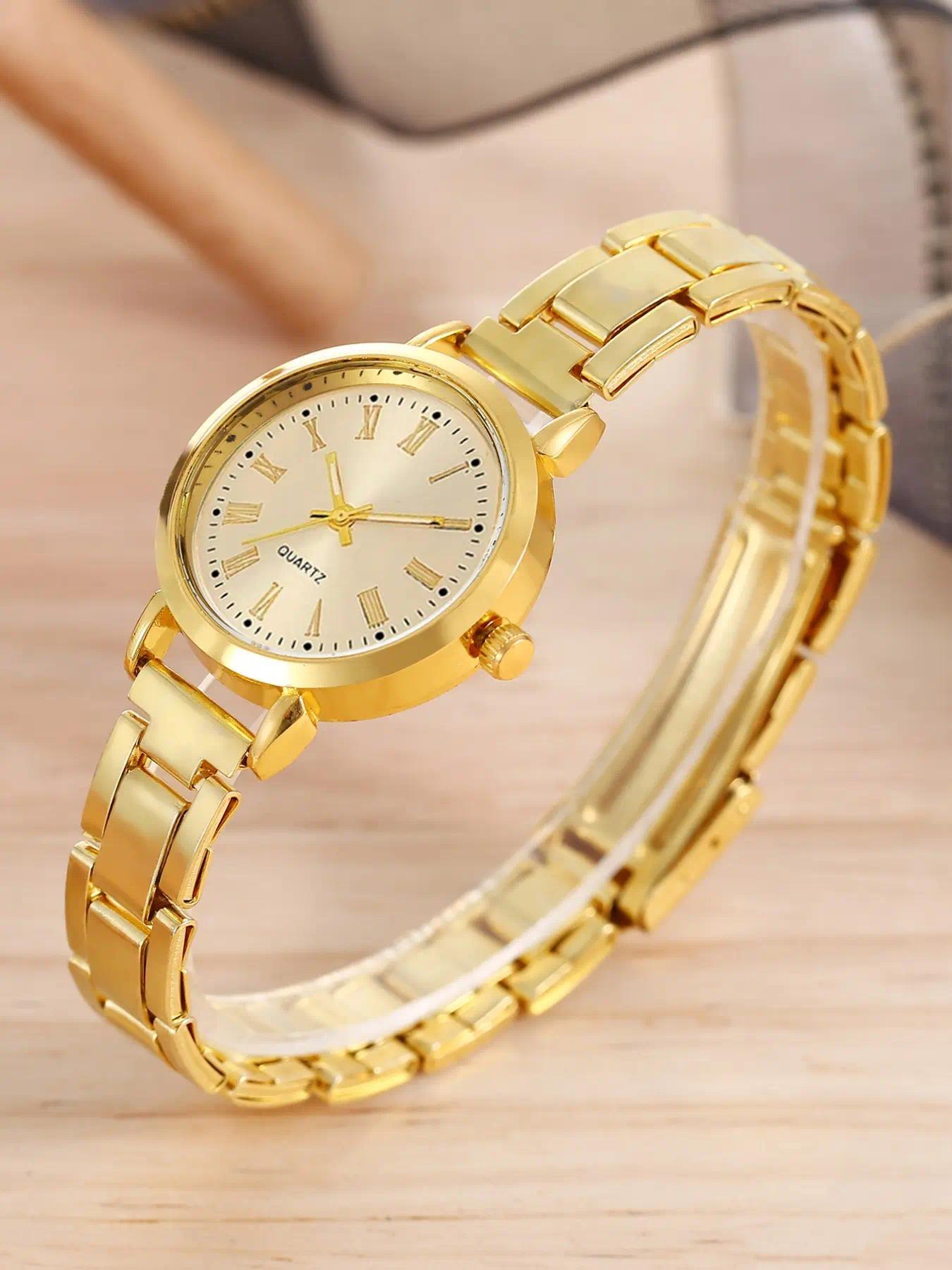 Fashion Simple Women/school Student Quartz Watch, 8 Character Bracelet, Perfect Gift for Mother's Day, Teacher's Day, Thanksgiving, Graduation