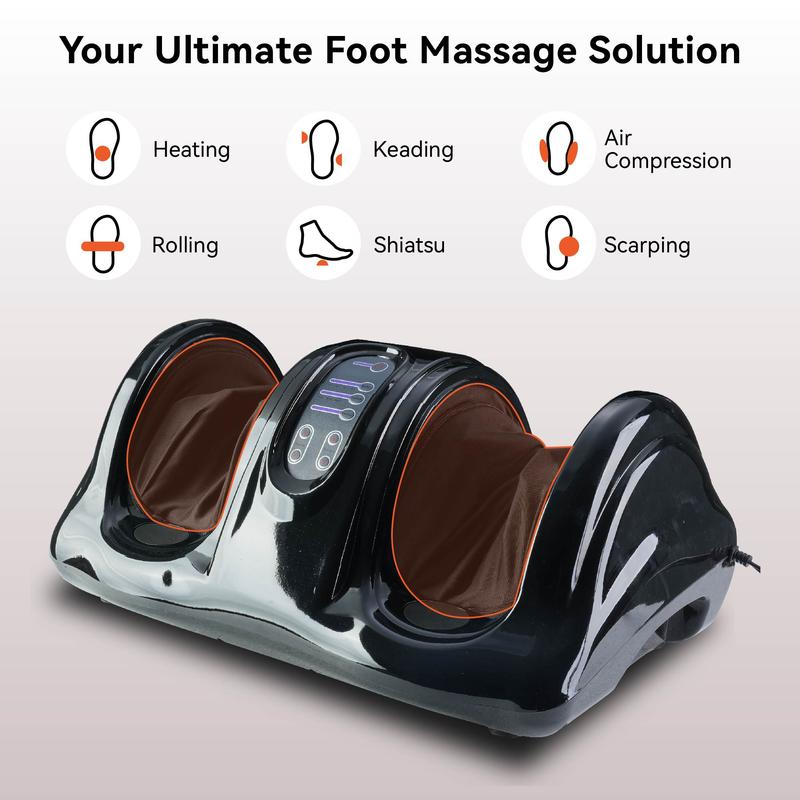FLEXISPOT Premium Electric Foot Massager with Remote - 7 Auto Modes, Deep Kneading, Rolling & Shiatsu for Feet Ankles Calves - Pain Relief Circulation Booster for Home Office - Daily