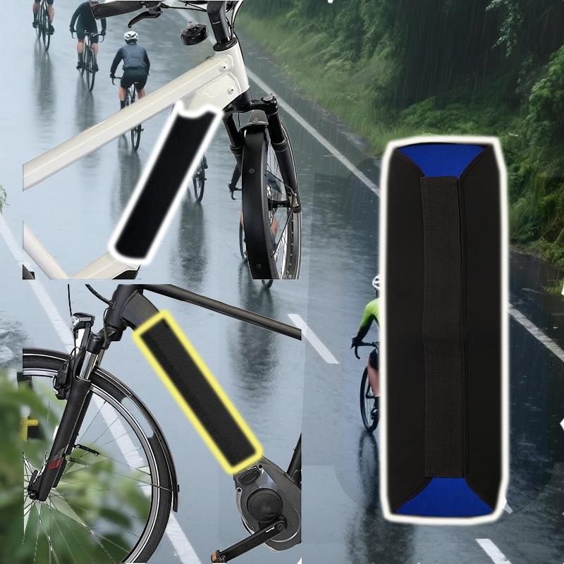 Electric Bicycle Battery Protection Cover, Shockproof Insulation Hood, Fits Frame Circumference 11-13 Inches, Durable Neoprene Rubber Material