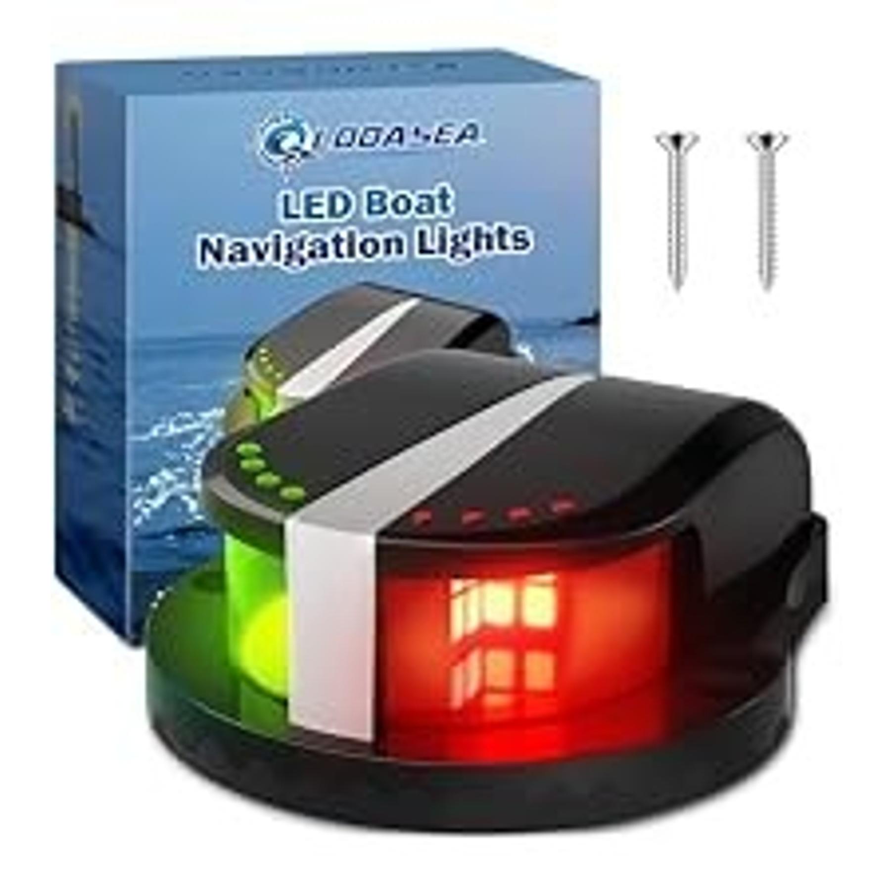 6 Inches Pontoon Stern Light Bimini Mount, LED Waterproof IP67 Bimini Light for Pontoon Boat, 3NM Marine Folding Rear White Navigation Anchor Running Lights for Night