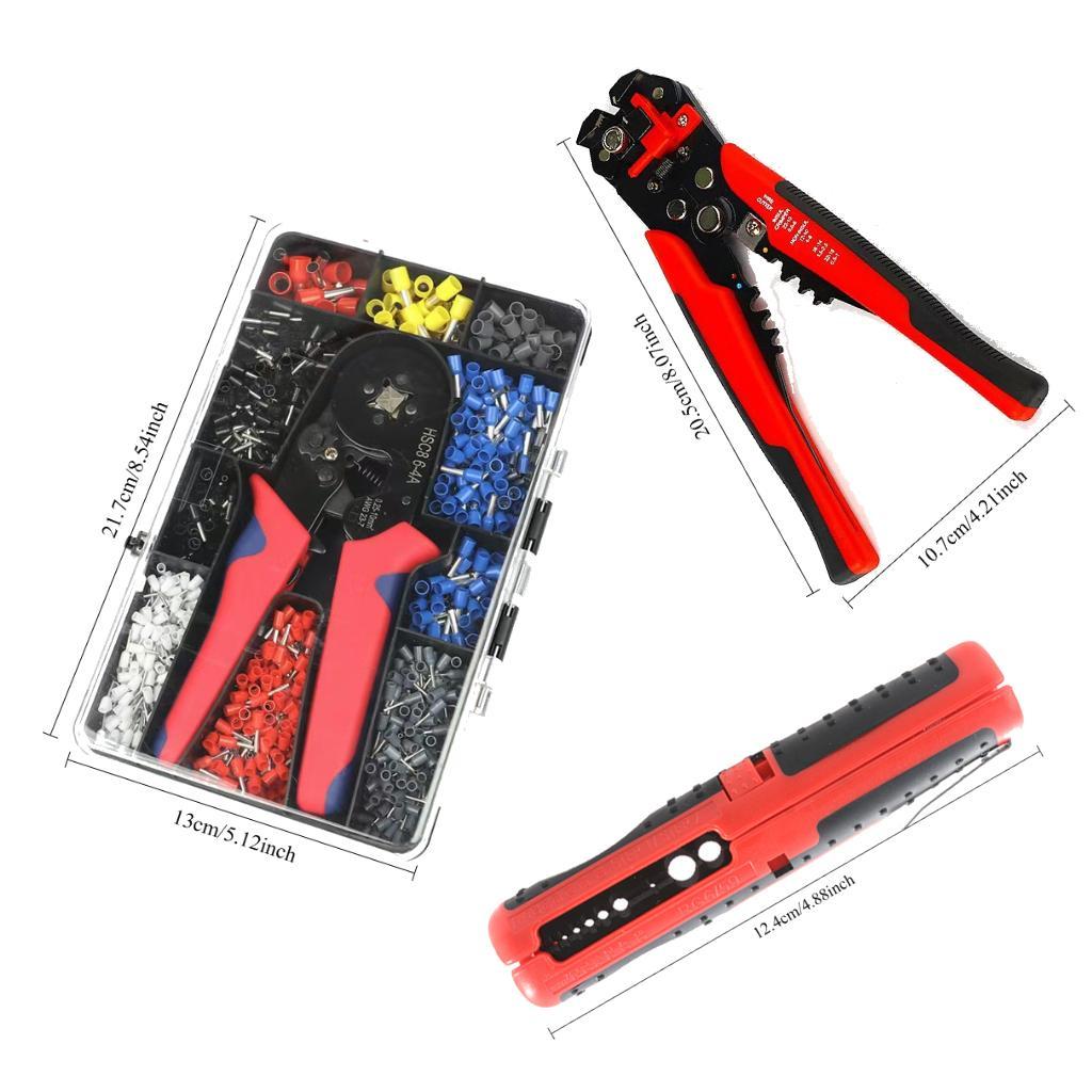 Multifunctional Wire Stripper Tool, Insulated Cold Press Terminal Crimping Pliers, Precision Durable DIY Project Tool for Home & Professional Use