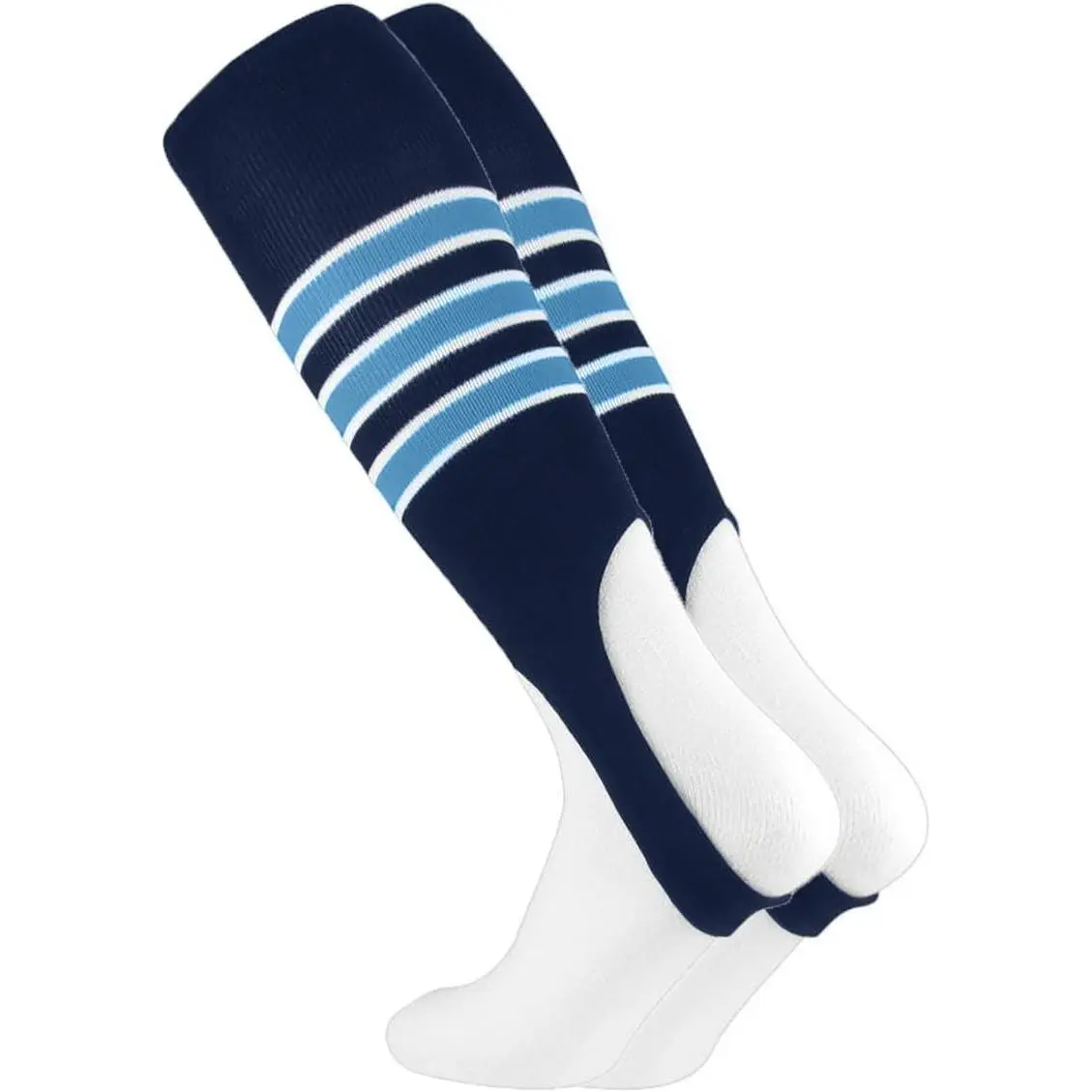 Striped Baseball Stirrups - 7 Inch Cut USA Made