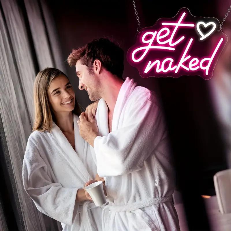 Nude Shaped Neon Light Style, Bold Avant-Garde Design, Artistic and
