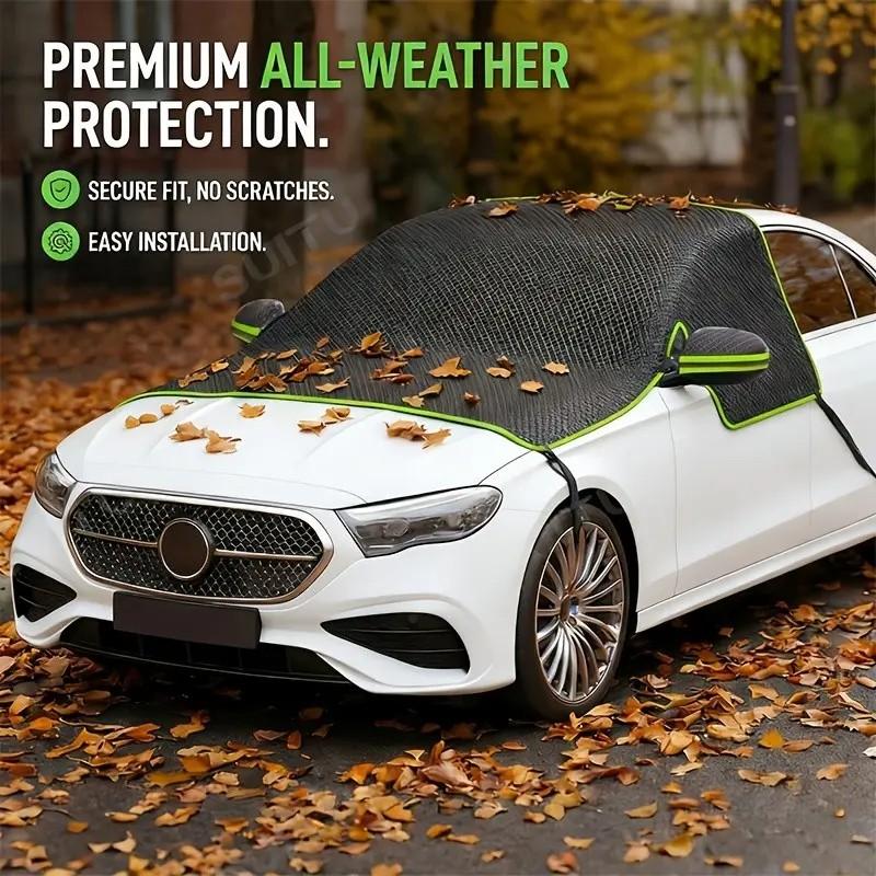 Car windshield sunshade panel, portable car sunshade, easy to install with reflective strips, strong sun protection, lightweight and durable, suitable for sedans/SUVs, car windshield sunshade covers, Car Sunshades For Windshield