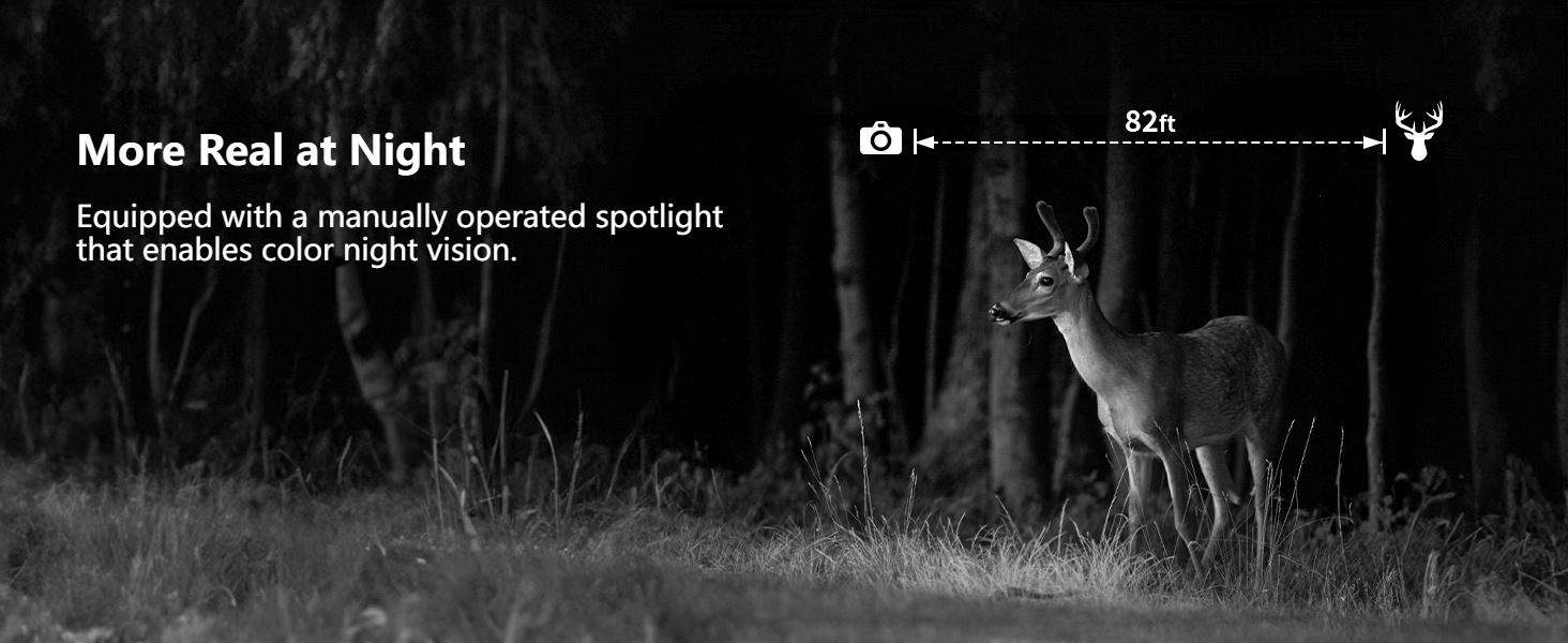 [4K Live]4G LTE Cellular Trail Camera with Forever Solar Powered, Motion Activation 0.2 Second Trigger Time, Unlimited Data Plan Built-in SIM Card(subscription required)