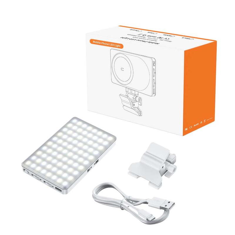 Magnetic Selfie Ring Light for iPhone, Portable Phone Fill Light, Supports Video Recording, Rechargeable LED Lamp for Photography, Vlogging, Makeup, Selfie Led Lights