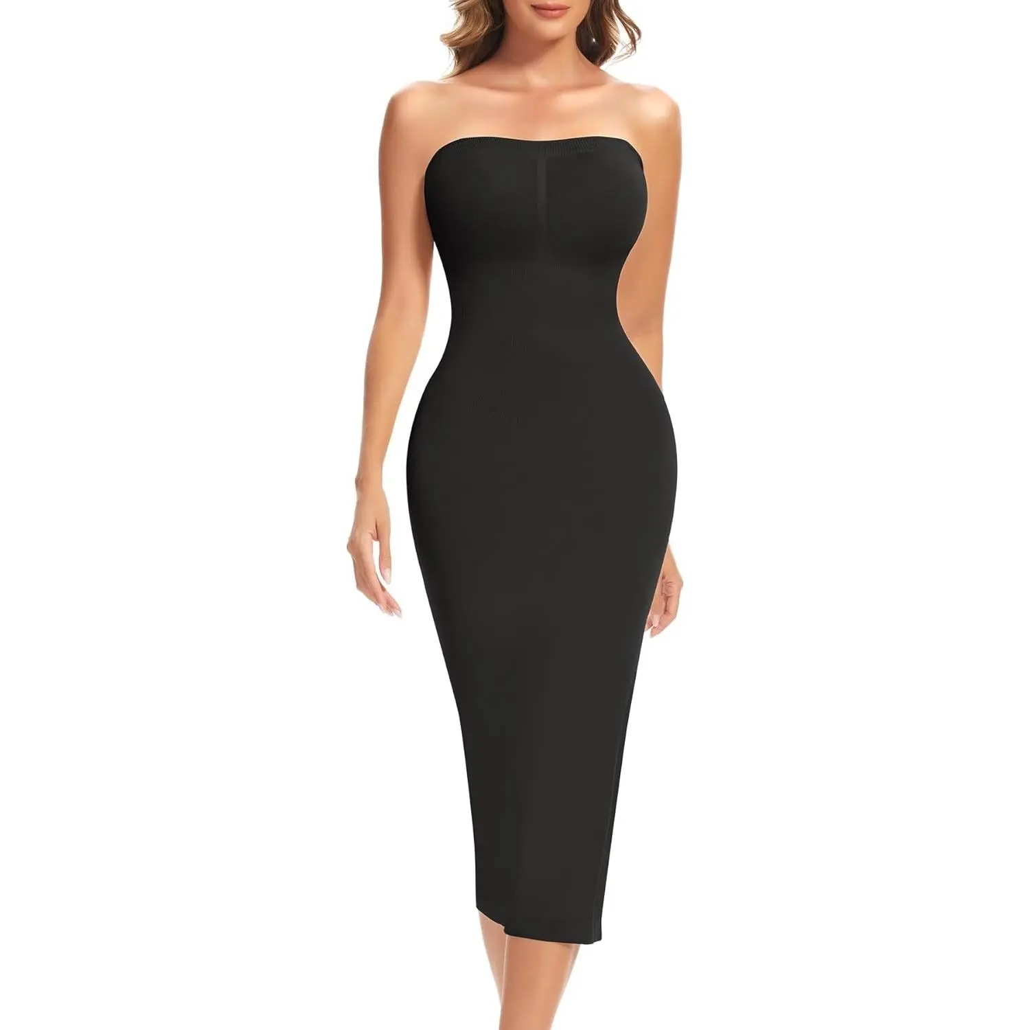 Strapless： Black